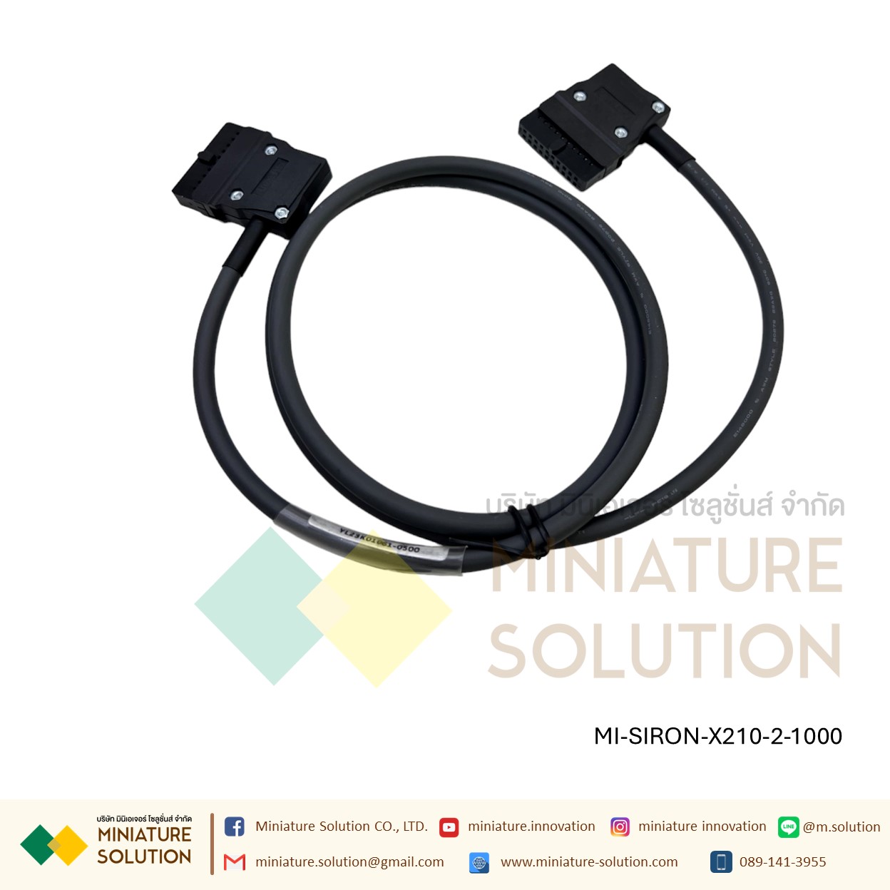 SIRON X210 สายเชื่อมต่อกับ T001 T022 กับ PLC CJ1W FX1NC FX2NC MITSUBISHI/Q SERIES QX41/42