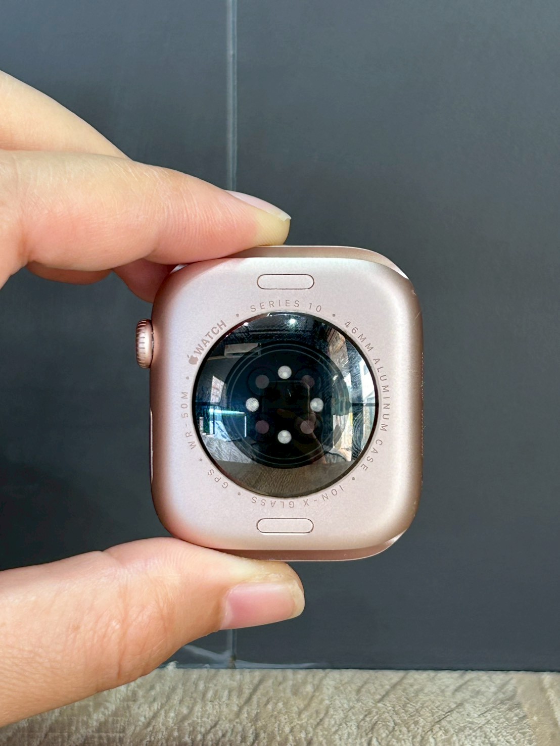 Apple Watch Series 10 GPS 46mm. สี Rose Gold Aluminium