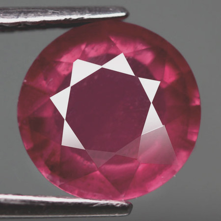 พลอยทับทิม (Ruby) 2.75 กะรัตสีแดงชมพู
