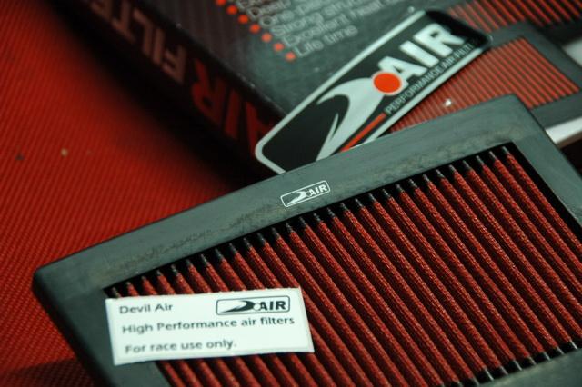 กรองอากาศ DEVIL air สำหรับ Ninja250/Z250 สำหรับรถทุกปี