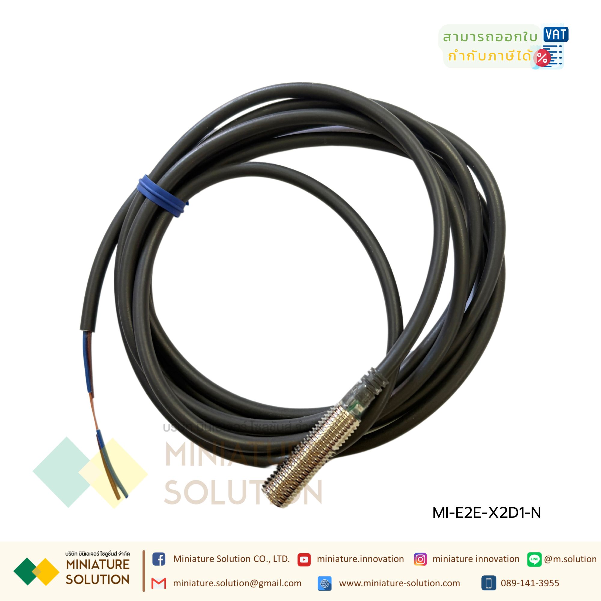 OMRON Inductive Proximity Sensor เซ็นเซอร์จับโลหะ ไฟเลี้ยง 12-24 VDC มีสินค้าพร้อมส่งในไทย