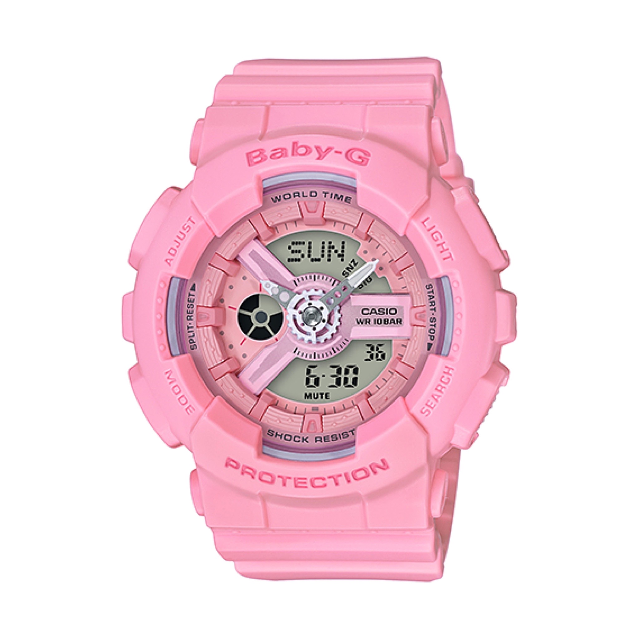 CASIO BABY-G นาฬิกาข้อมือ นาฬิกากันน้ำ นาฬิกาของแท้ ประกันศูนย์ CMG 1 ปี รุ่น BA-110-4A1