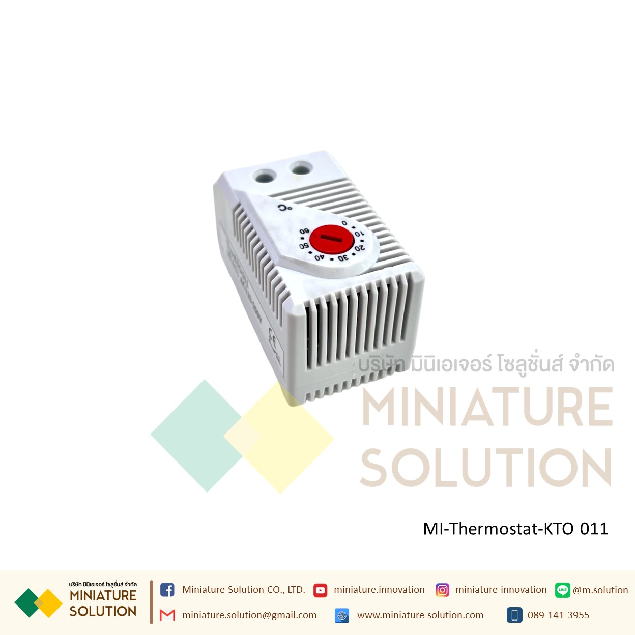 KTO 011 NC 0-60C Thermostat Electronics เทอร์โมสตัท Thermo-Controler Heater สำหรับฮีตเตอร์เพื่อควบคุมอุณหภูมิให้สูงขึ้น