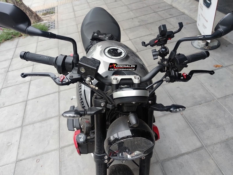 Evotech ก้านเบรค+ก้านคลัทช์ สำหรับ tiger 800 ทุกรุ่น