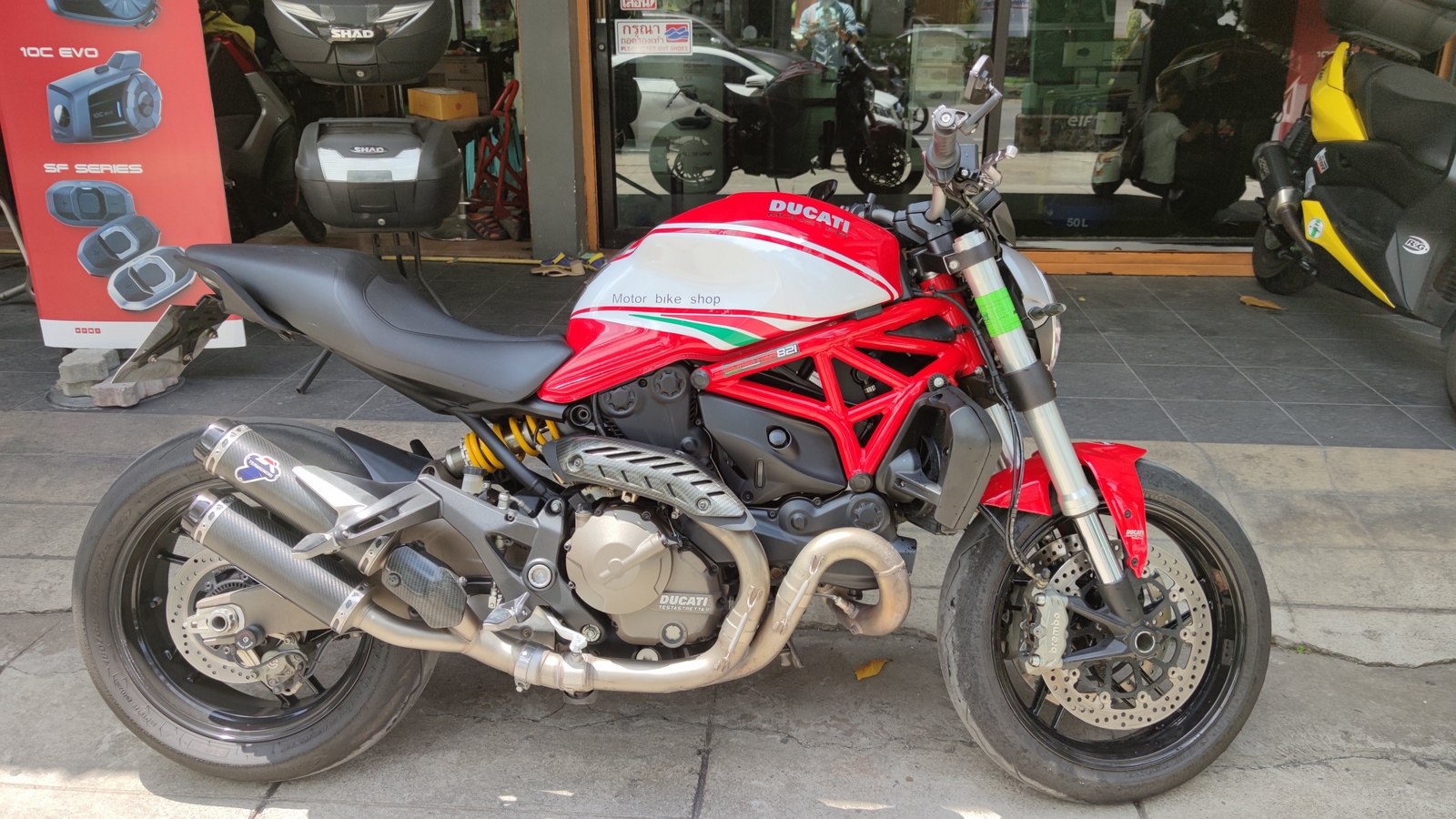 RG Racing การ์ดหม้อน้ำ (Radiator guard) สำหรับ Monster 821 2018+