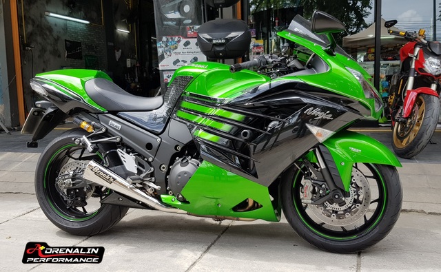 ท่อ Brock\'s Performance slip on คู่ สำหรับ ZX14 2012-ปัจจุบัน (For Exhibition only)