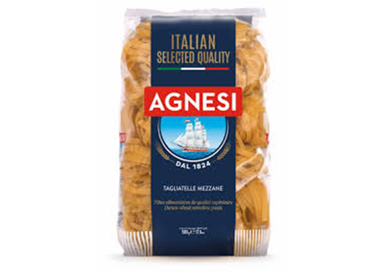 เส้นพาสต้า Tagliatelle Mezzane ตรา Agnesi ขนาด 500 g. (05-0284)