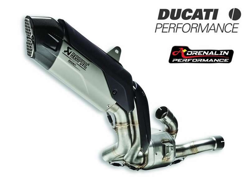 ท่อ Akrapovic สำหรับ Multistrada V4 V4S ภายใต้แบรนด์ Ducti performance (For Exhibition only)