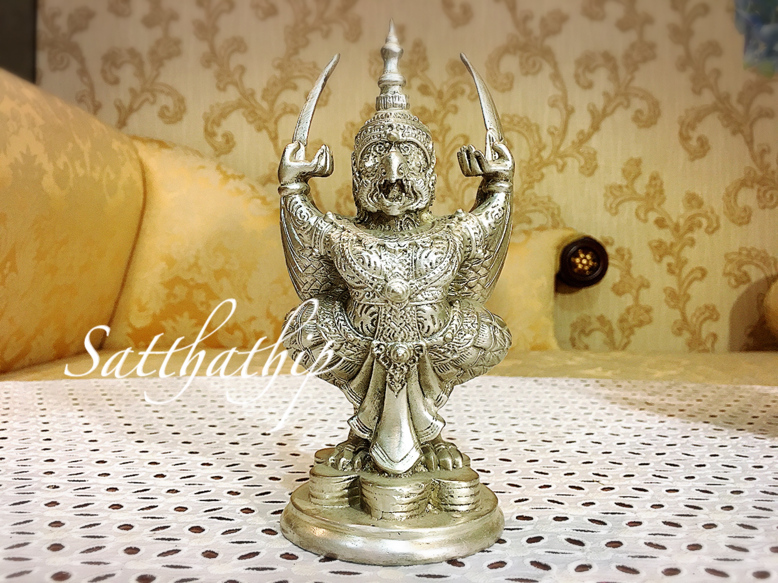 พญาครุฑ (ทองเหลือง ชุบเงิน) - Garuda