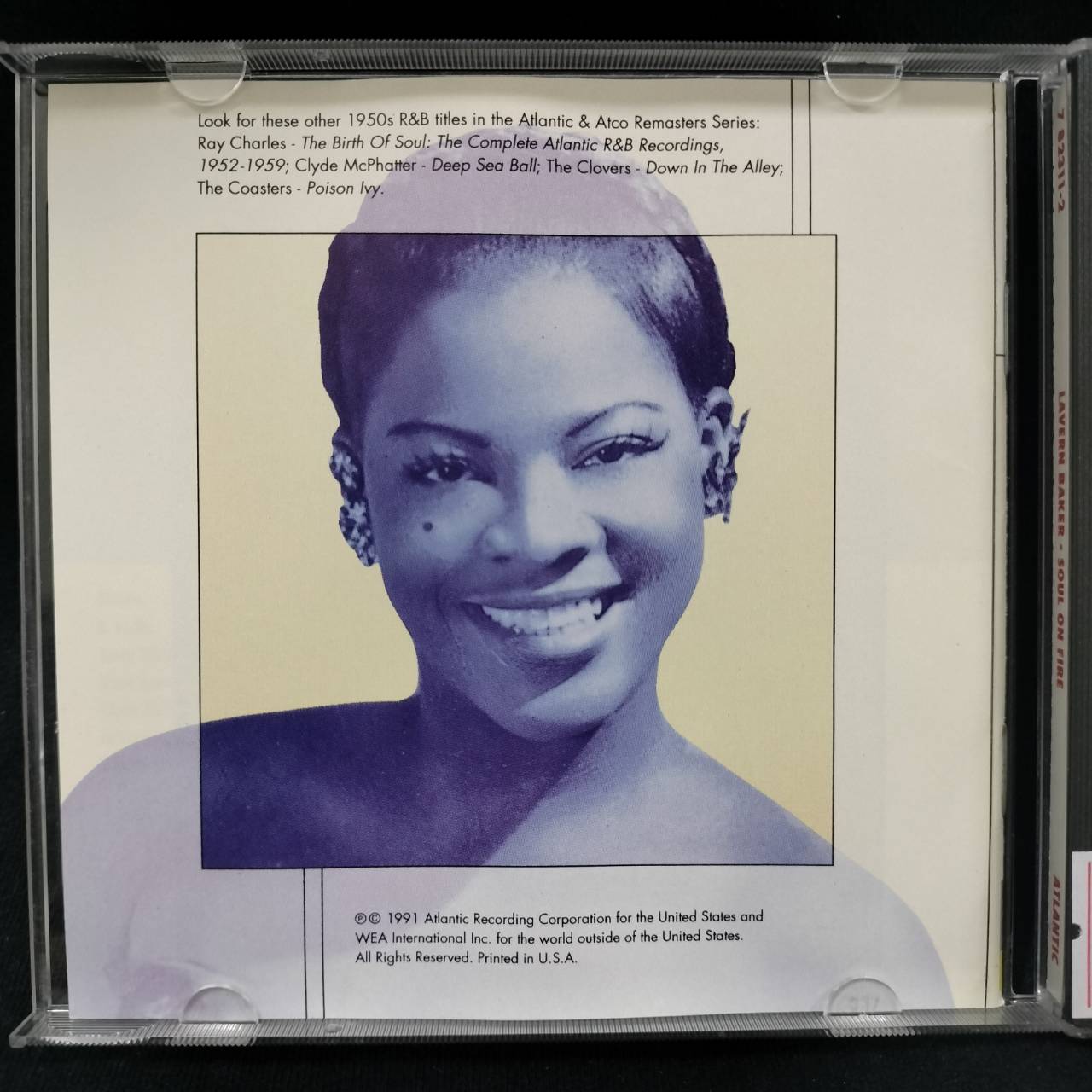 LaVern Baker – Soul On Fire - The Best Of LaVern Baker / USA / แผ่นดี