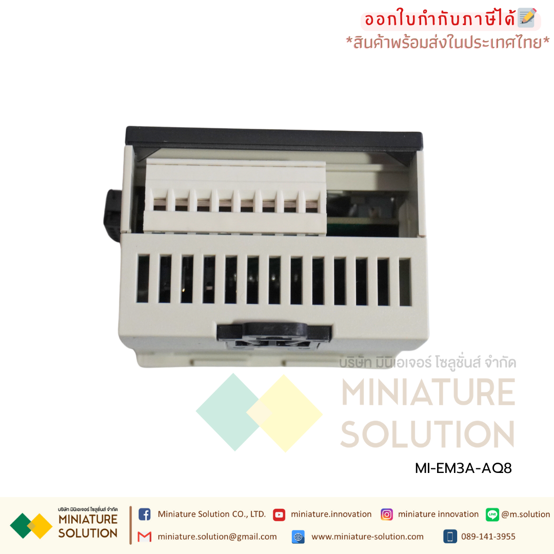 AMSAMOTION PLC expansion module อนาล็อคโมดูล 4-20mA/0-10V Analog OUT AQ8x15Bit [EM3A-AQ8]