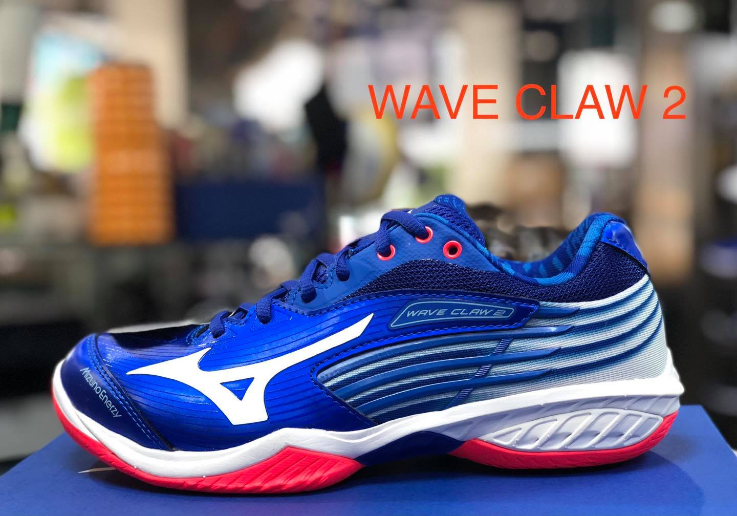 Mizuno Wave Wave Claw 2 ยอดรองเท้าแบดมินตัน หน้าเท้ากว้าง ยอดนิยม หรูหรา สีสวย นุ่มใส่สบายเท้า เบา น่าใช้ 71GA211022