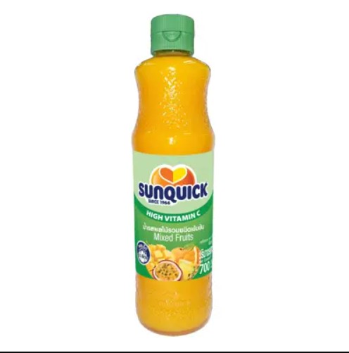 Sunquick Mixed Fruits น้ำผลไม้รวมเข้มข้น ซันควิก 1 ขวด ขนาด 700 มล. (05-8034)