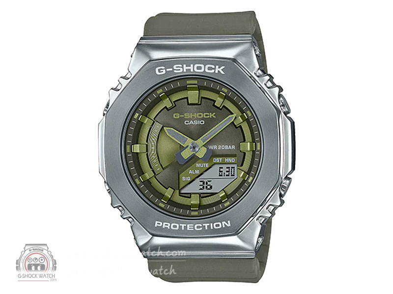 CASIO G-SHOCK นาฬิกาข้อมือ นาฬิกากันน้ำ นาฬิกาของแท้ ประกันศูนย์ CMG 1 ปี รุ่น GM-S2100-3A
