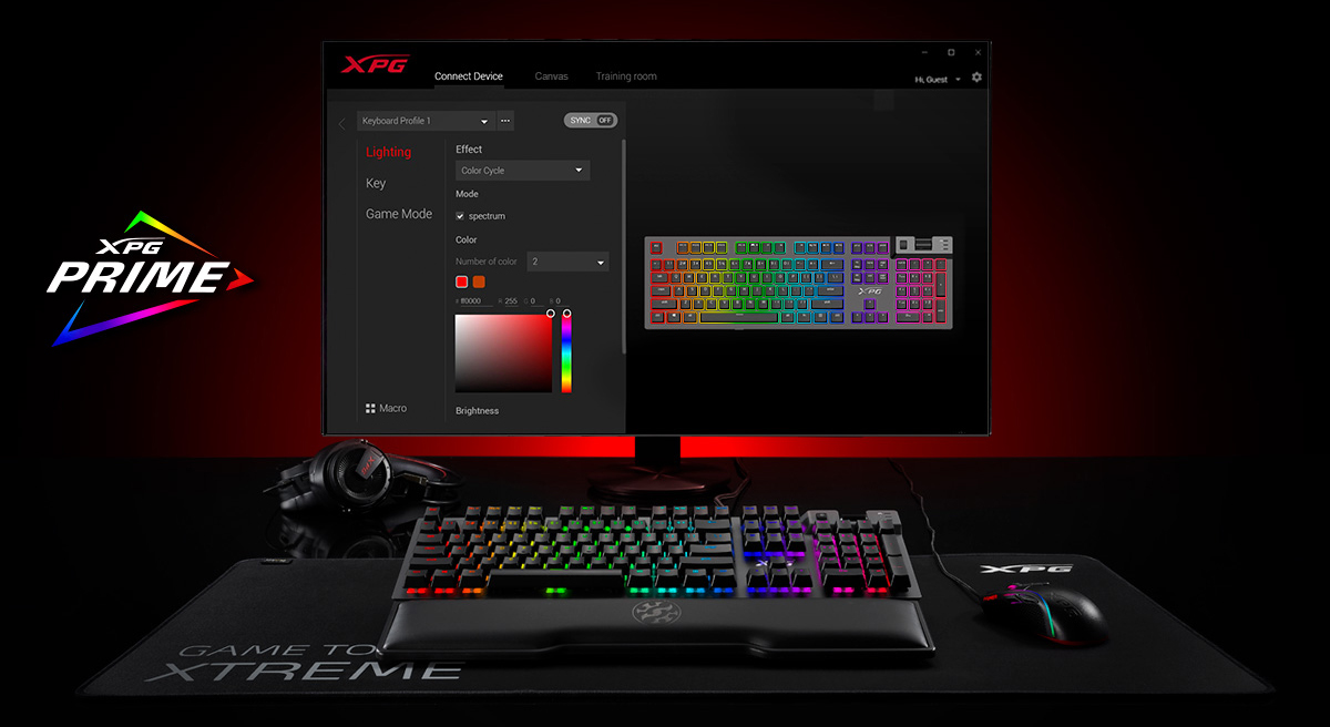 XPG SUMMONER RGB MECHANICAL GAMING KEYBOARD (CHERRY MX SILVER)