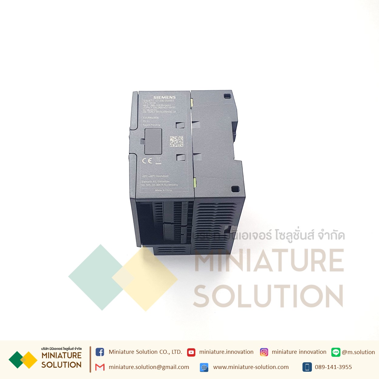 ซีเมนต์ SIMATIC S7-200 SMART PLC CPU SR20 SR30 SR40 ST20 ST30 CR20 SIEMENS analog module AE04 AE08 AM03 AM06 SB CM01 AQ01 AE01 (SR30)