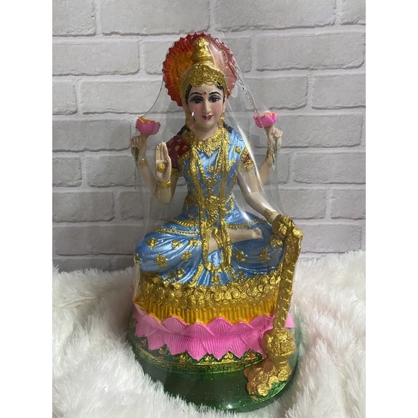 พระเเม่ลักษมี เทวีเเห่งความร่ำรวย สูง16นิ้ว กว้าง9นิ้ว