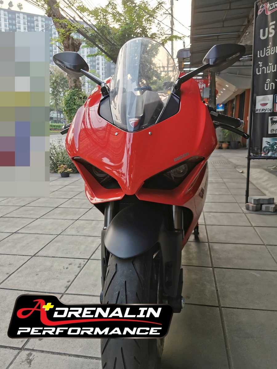 กระจก Rizoma รุ่น Fast สำหรับ Panigale V4 พร้อมไฟเลี้ยว