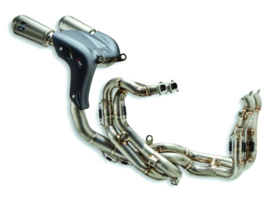 ท่อฟูล Akrapovic แบบปลายคู่ ออกบนสำหรับ streer fighter V4 2023+ (For Exhibition only)