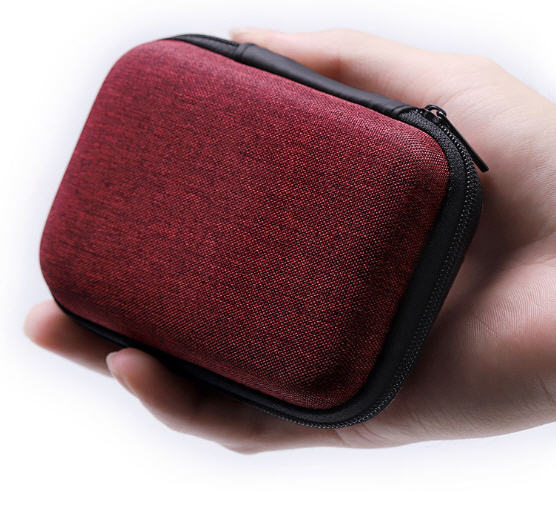 กล่องเก็บของ,กล่องเก็บหูฟัง,สินค้าพรีเมี่ยม,สกรีนโลโก้,กระเป๋าพับใส่หูฟัง