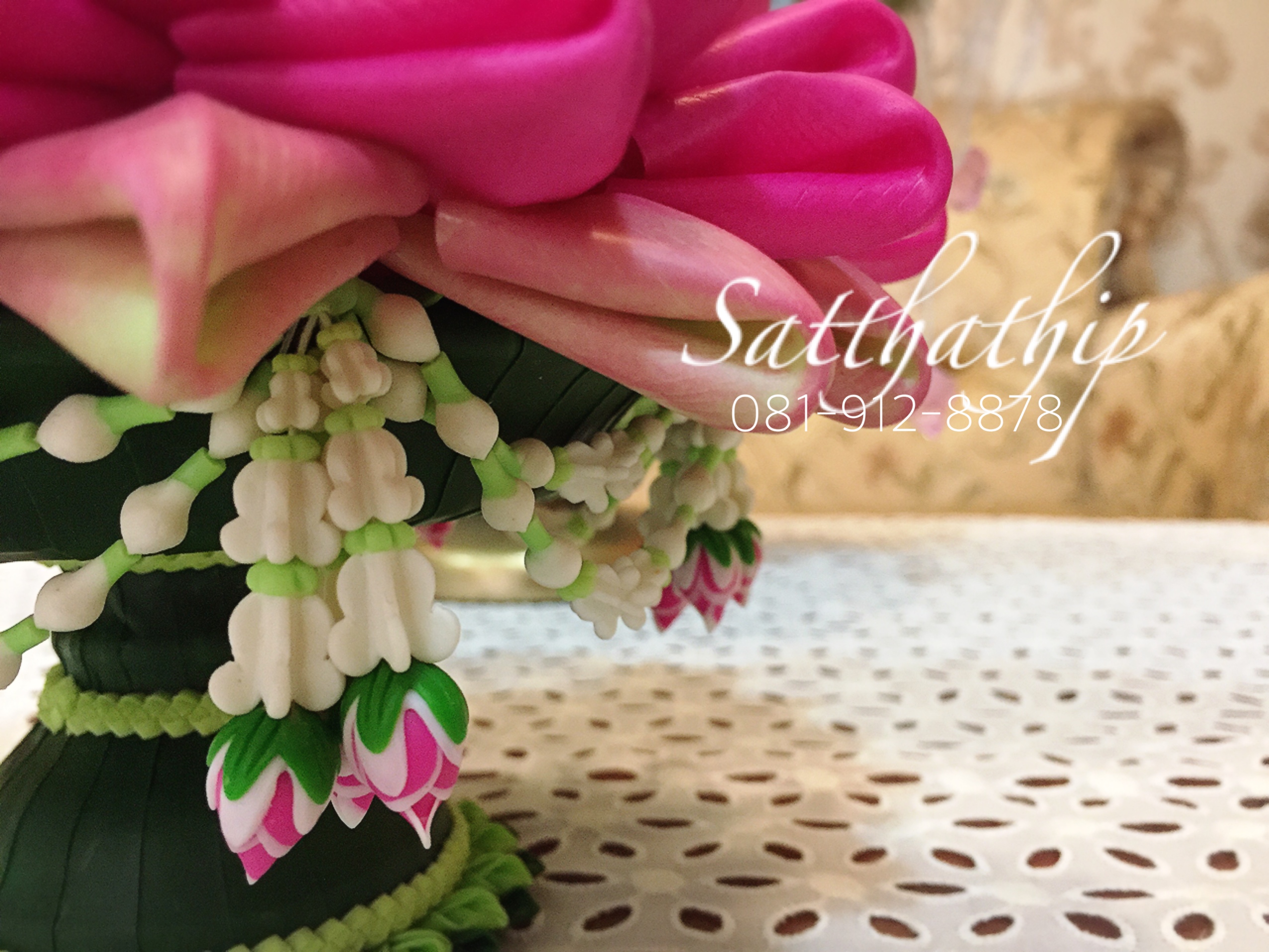 ถาดบัว ประดิษฐ์จากดิน - ฐานบัว ประดิษฐ์จากดิน - พานบัว ประดิษฐ์จากดิน - ถาดบัวดินปั้น - ฐานบัวดินปั้น - พานบัวดินปั้น -Tray