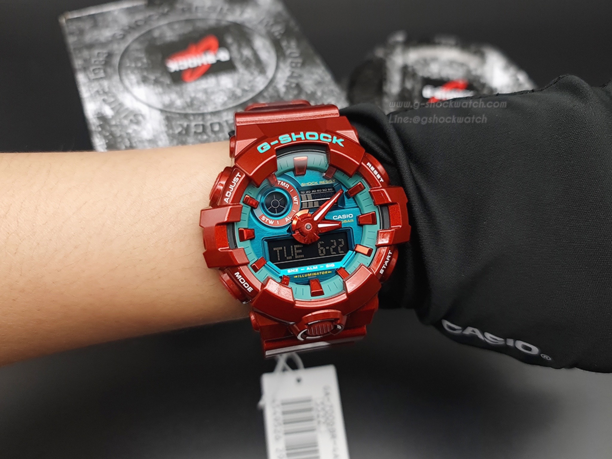 CASIO G-SHOCK นาฬิกาข้อมือ นาฬิกากันน้ำ นาฬิกาของแท้ ประกันศูนย์ CMG 1 ปี รุ่น GA-700DBR-4A