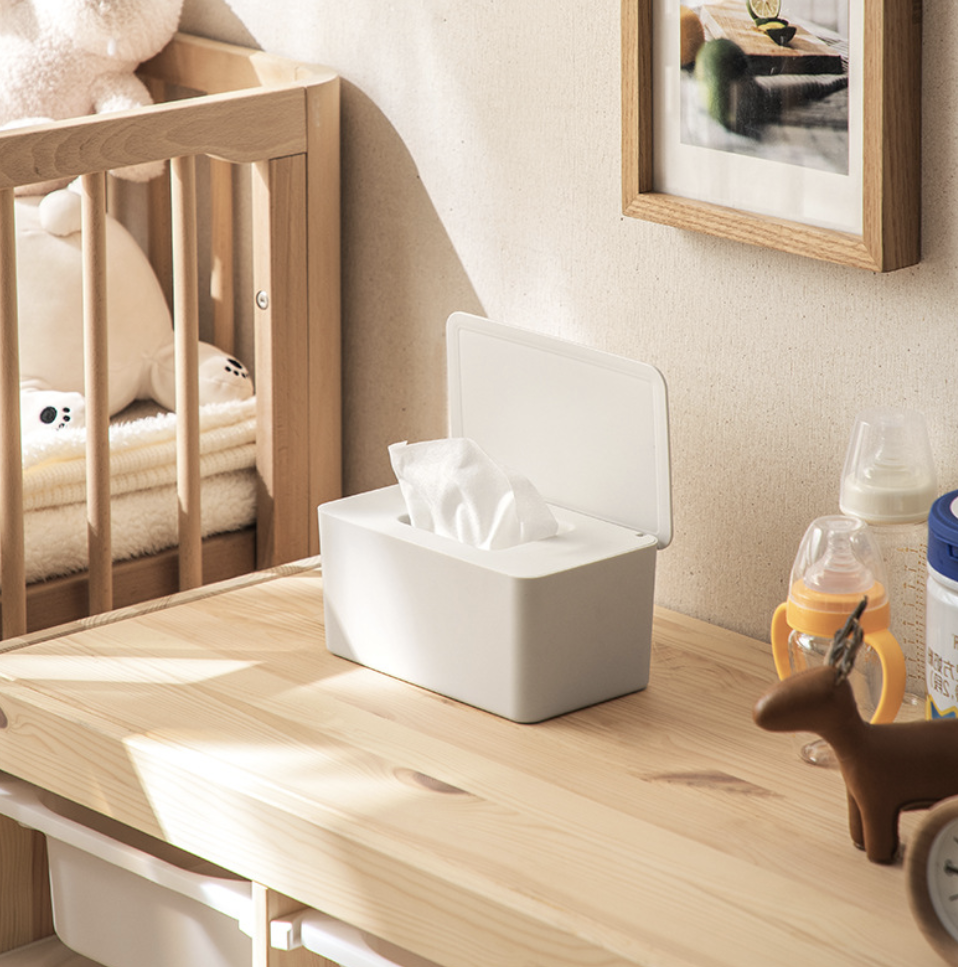 กล่องทิชชู่ กล่องใส่หน้ากาก กล่องใส่ทิชชู่เปียก กล่องทิชชู่มีฝาปิด กล่องกระดาษทิชชู่