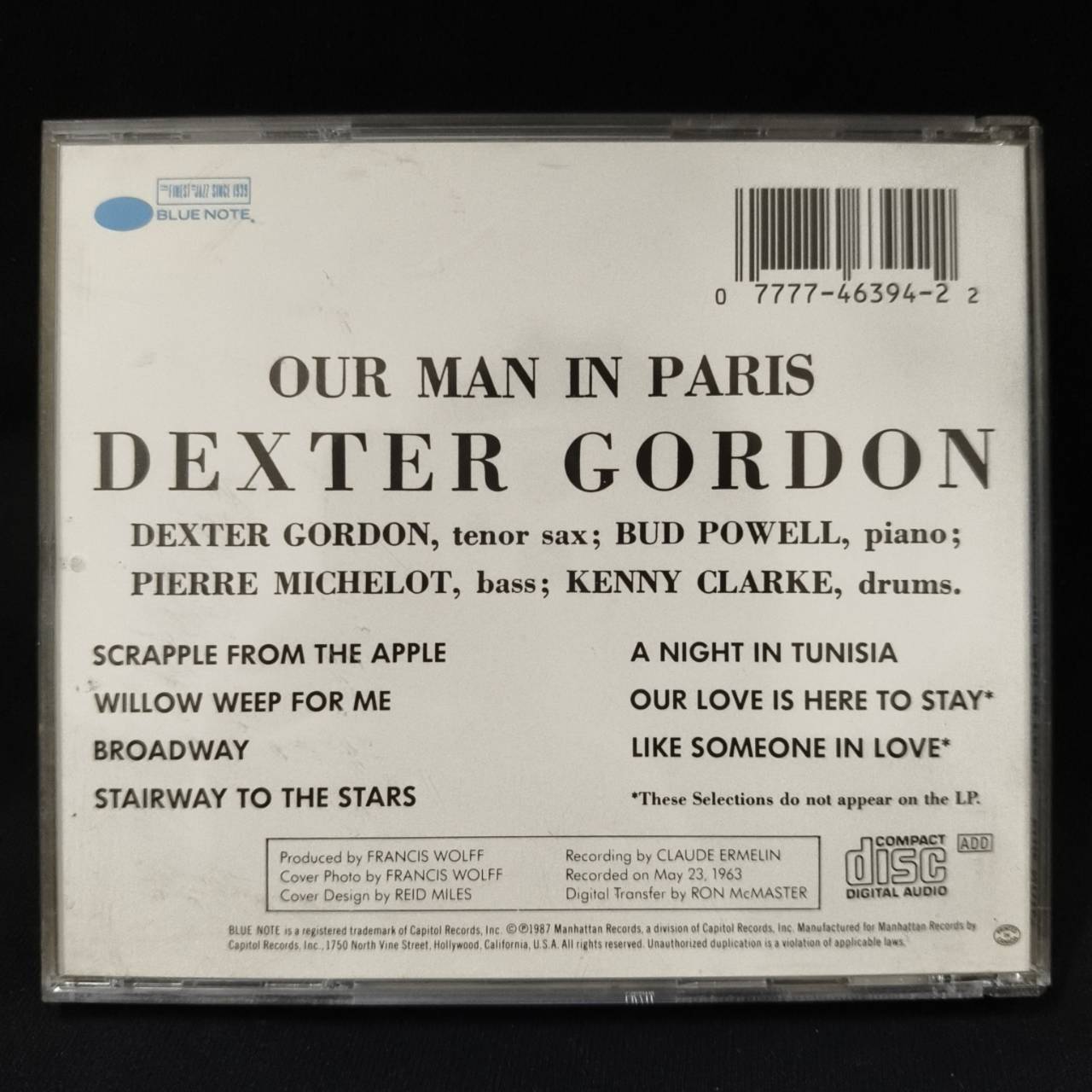 Dexter Gordon – Our Man In Paris / USA / แผ่นดี