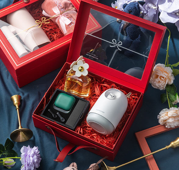 กล่องใส่ของขวัญ,กล่องกระดาษใส่ของขวัญ,ขนาด25.5x20.5x9.5cm