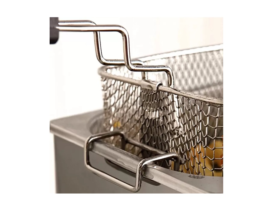 หม้อทอดไร้น้ำมัน หม้อทอดไฟฟ้าเคลือบเทปล่อน กะทะทอดไฟฟ้า #ร้านขายลูกชิ้น