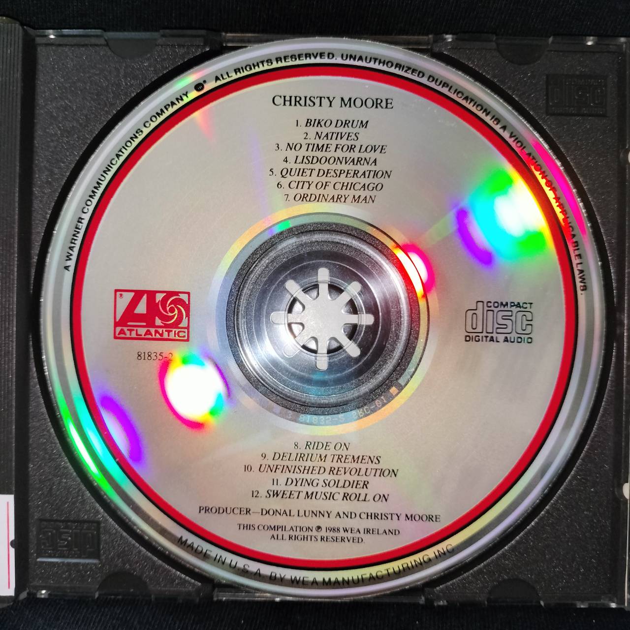 Christy Moore – Christy Moore / USA / แผ่นสวย