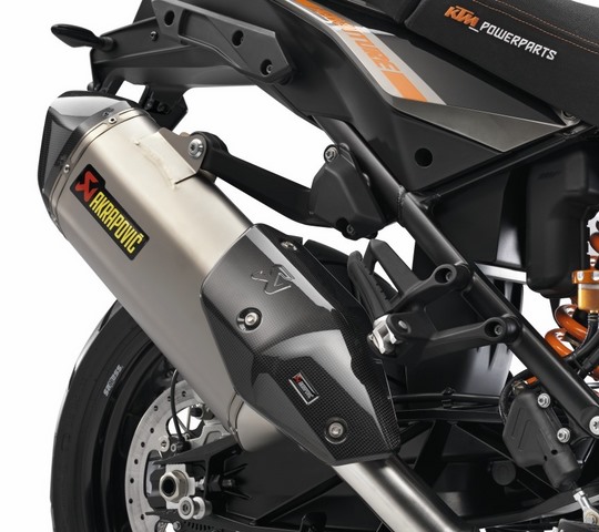 ท่อ akrapovic แบบสลิปออน สำหรับ KTM 1190, 1290 adventure (For Exhibition only)