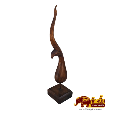 ช่อฟ้าปากนก สีโอ๊ค ( 14 นิ้ว )