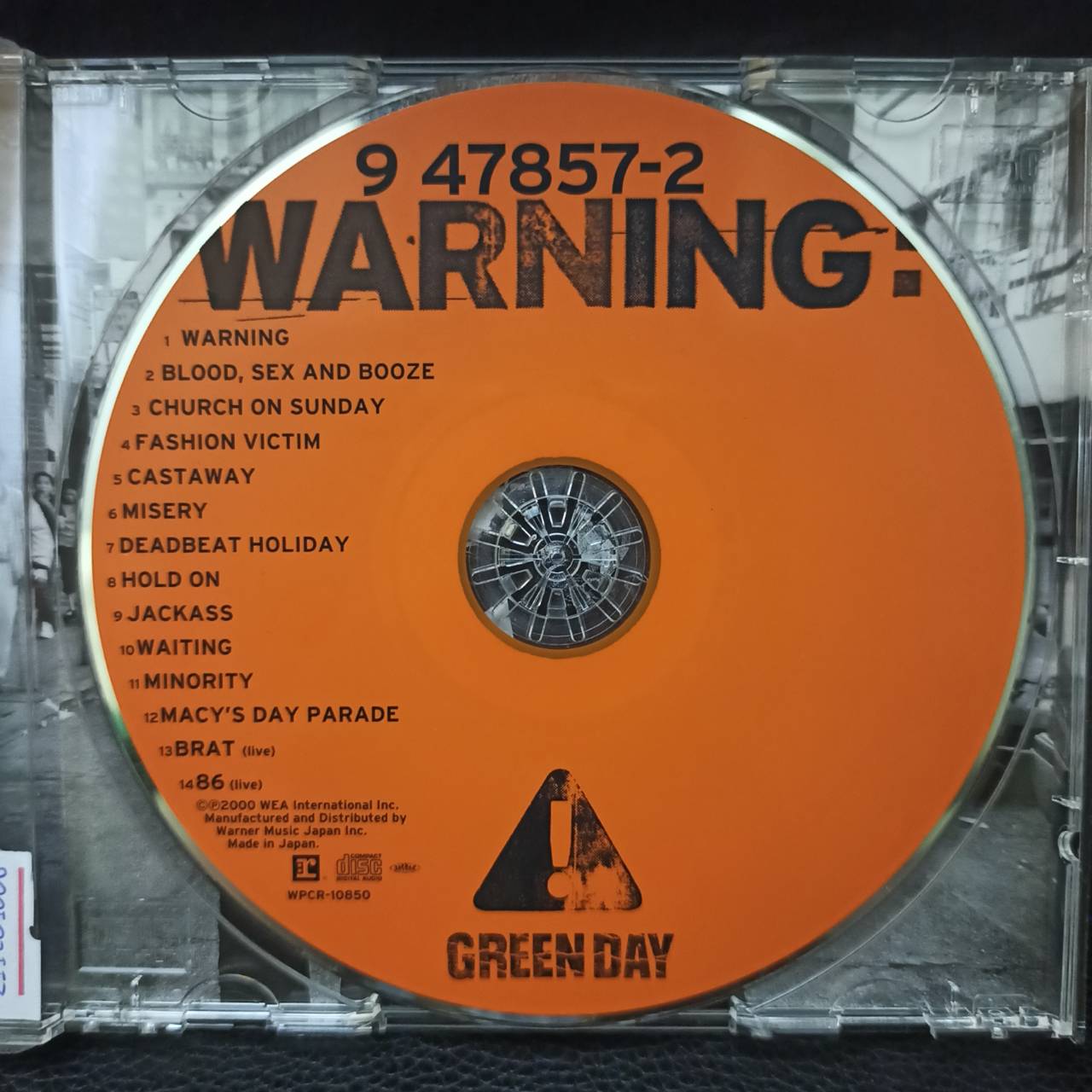 Green Day – Warning: / JAPAN / แผ่นเป็นรอย
