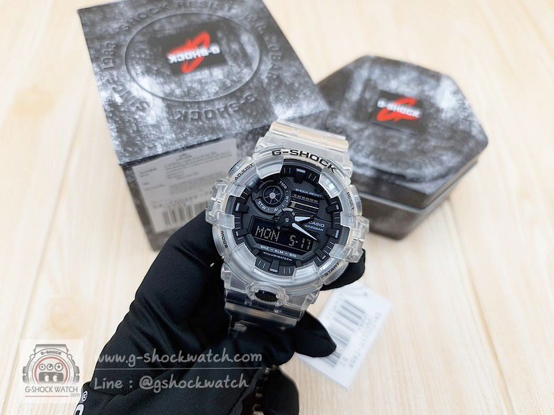 CASIO G-SHOCK นาฬิกาข้อมือ นาฬิกากันน้ำ นาฬิกาของแท้ ประกันศูนย์ CMG 1 ปี รุ่น GA-700SKE-7A