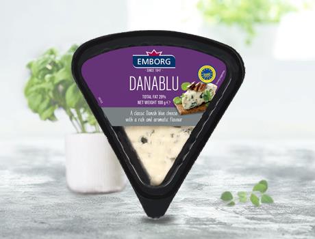 Emborg Danau Blue Cheese เอ็มบอร์ก ดานาบลูชีส 100 g.(02-8229)(สินค้าแช่เย็น)