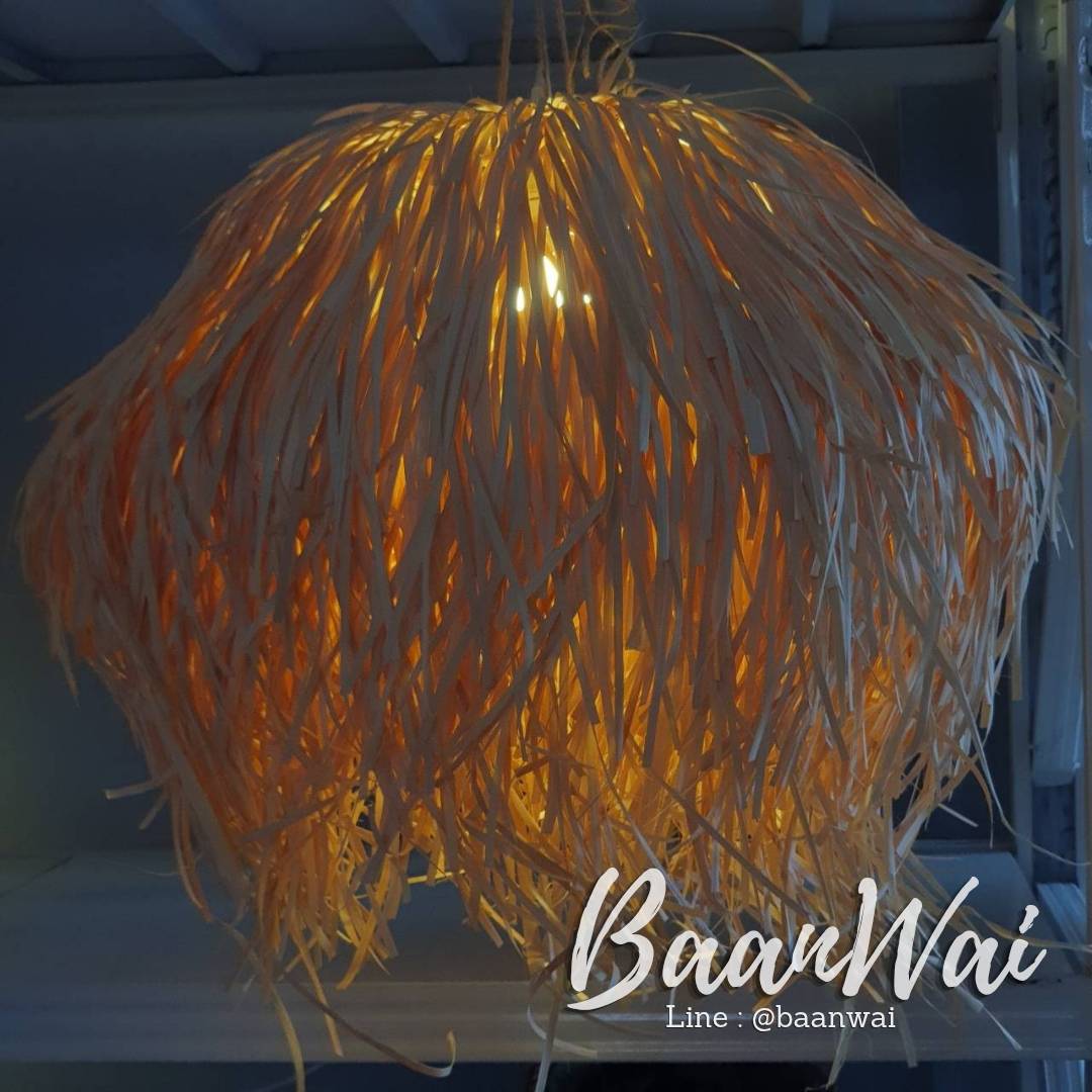 โคมไฟสาน สไตล์ฮาวาย ขนาด 50 * 40 cm