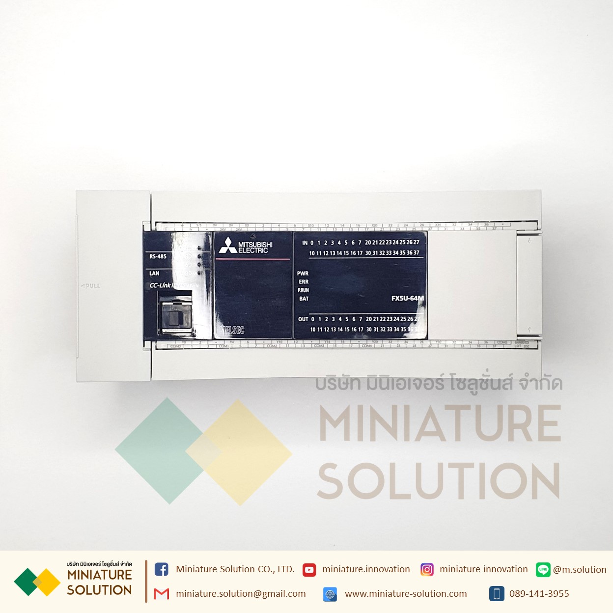 Mitsubishi PLC controller FX5U-32MR ES 64MR 80MR 32MT 64MT ESS AC/DC/RELAY