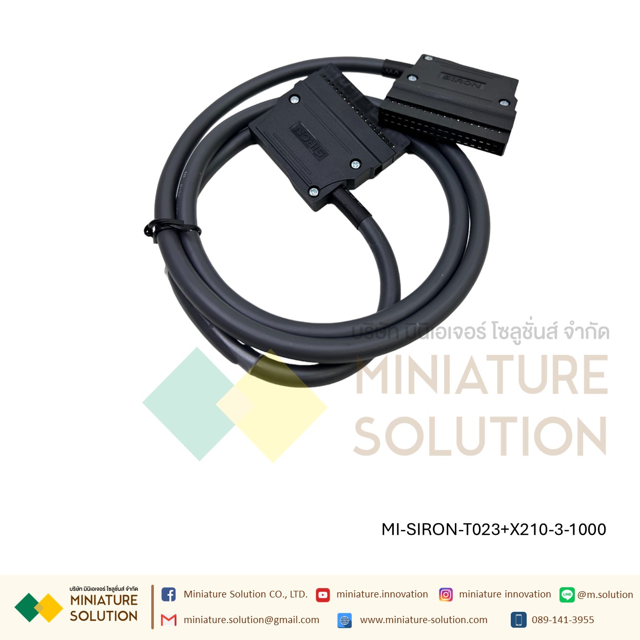 SIRON Terminal PLC พร้อมสายครบชุด 30PIN KV-NC Keyence MITSU OMRON PANA KEYENCE CJ1W QX QY KV FPG FP2