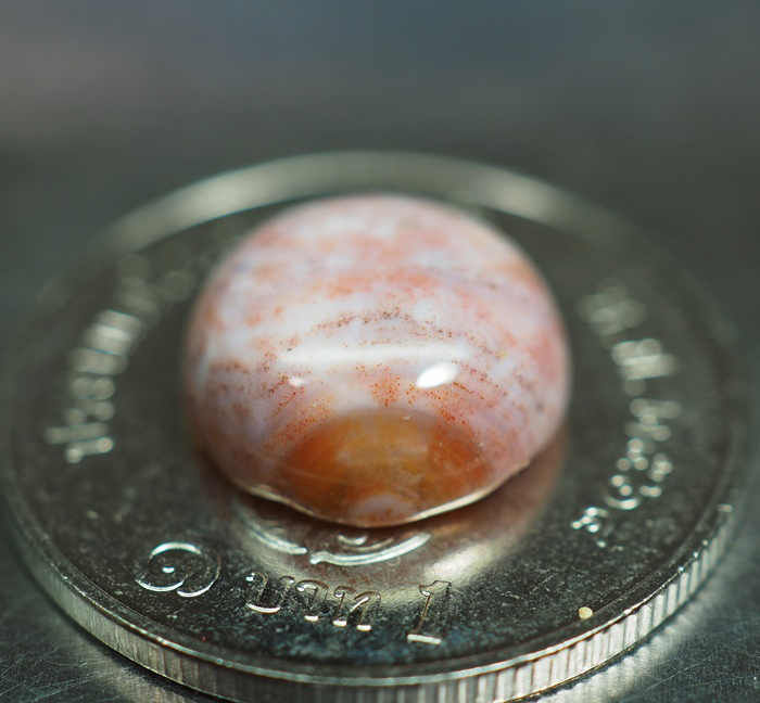 หินสีสวยลายธรรมชาติ (Crazy Lace Agate) 3.50 กะรัต