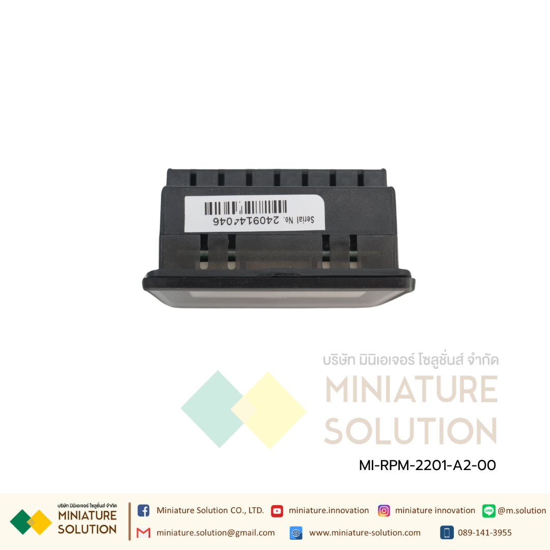 Multispan RPM Indicator RPM2201 72x72 input NPN/PNP Proximity Switch Red LED Display