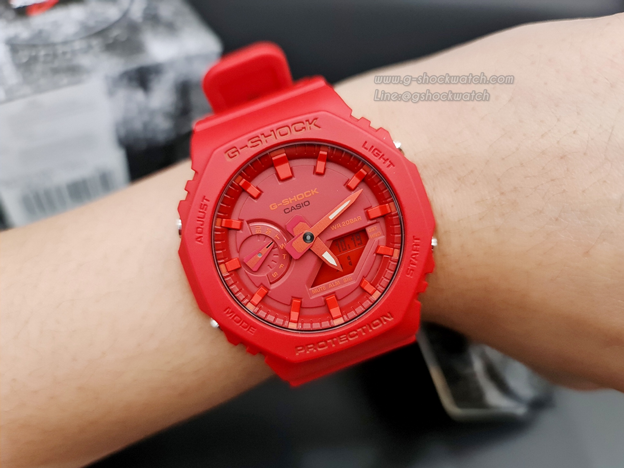 CASIO G-SHOCK นาฬิกาข้อมือ นาฬิกากันน้ำ นาฬิกาของแท้ ประกันศูนย์ CMG 1 ปี รุ่น GA-2100-4A