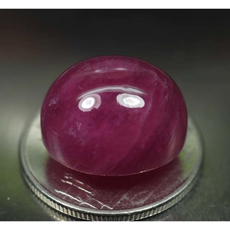 พลอยทับทิม (Ruby) 23.38 กะรัตสีชมพู