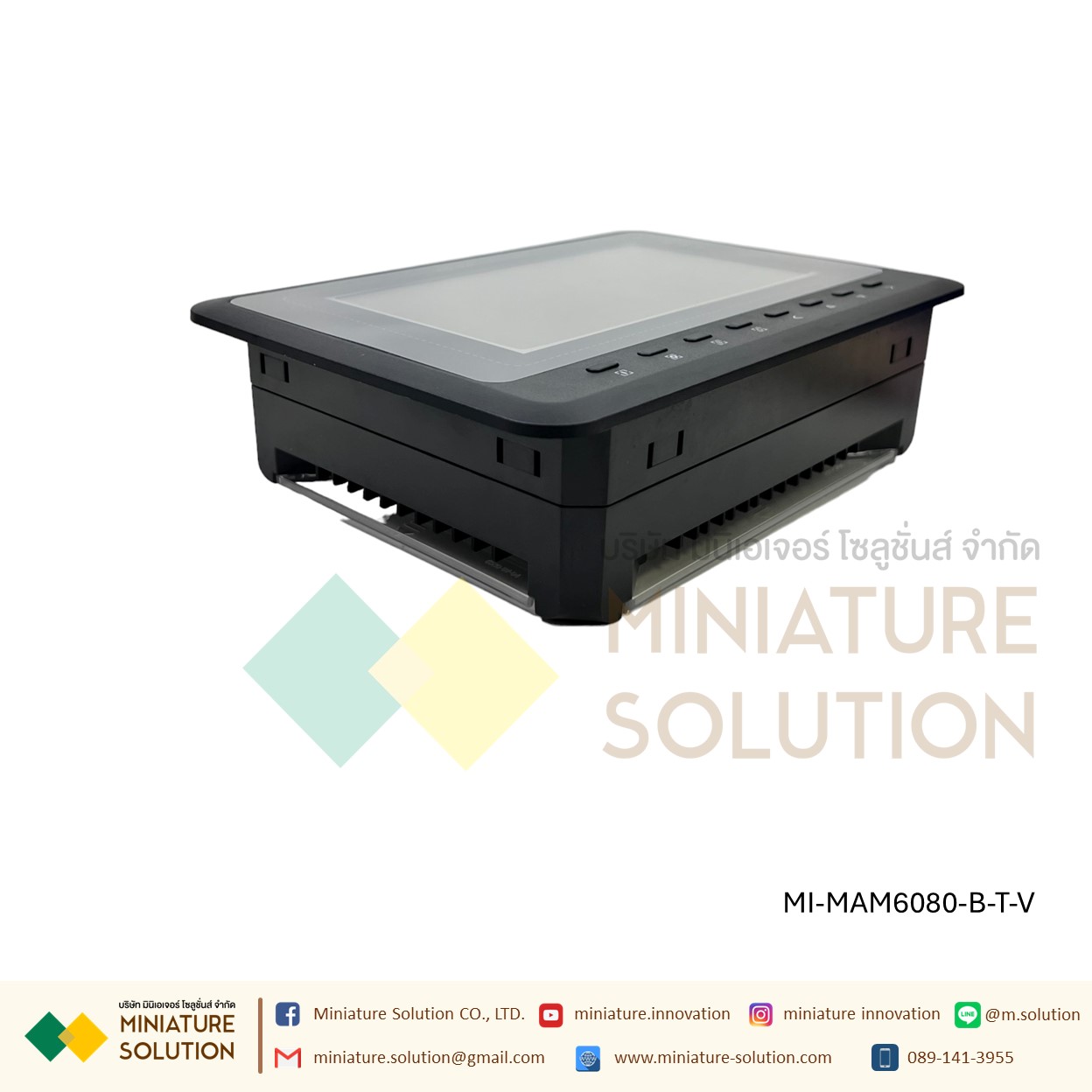 บอร์ดคอนโทรล รุ่น MAM-860/880/6080 ควบคุมการทำงานของปั๊มลมสกรู 7.5-500 แรงม้า RS485 Modbus (B)(T)(V)(200)