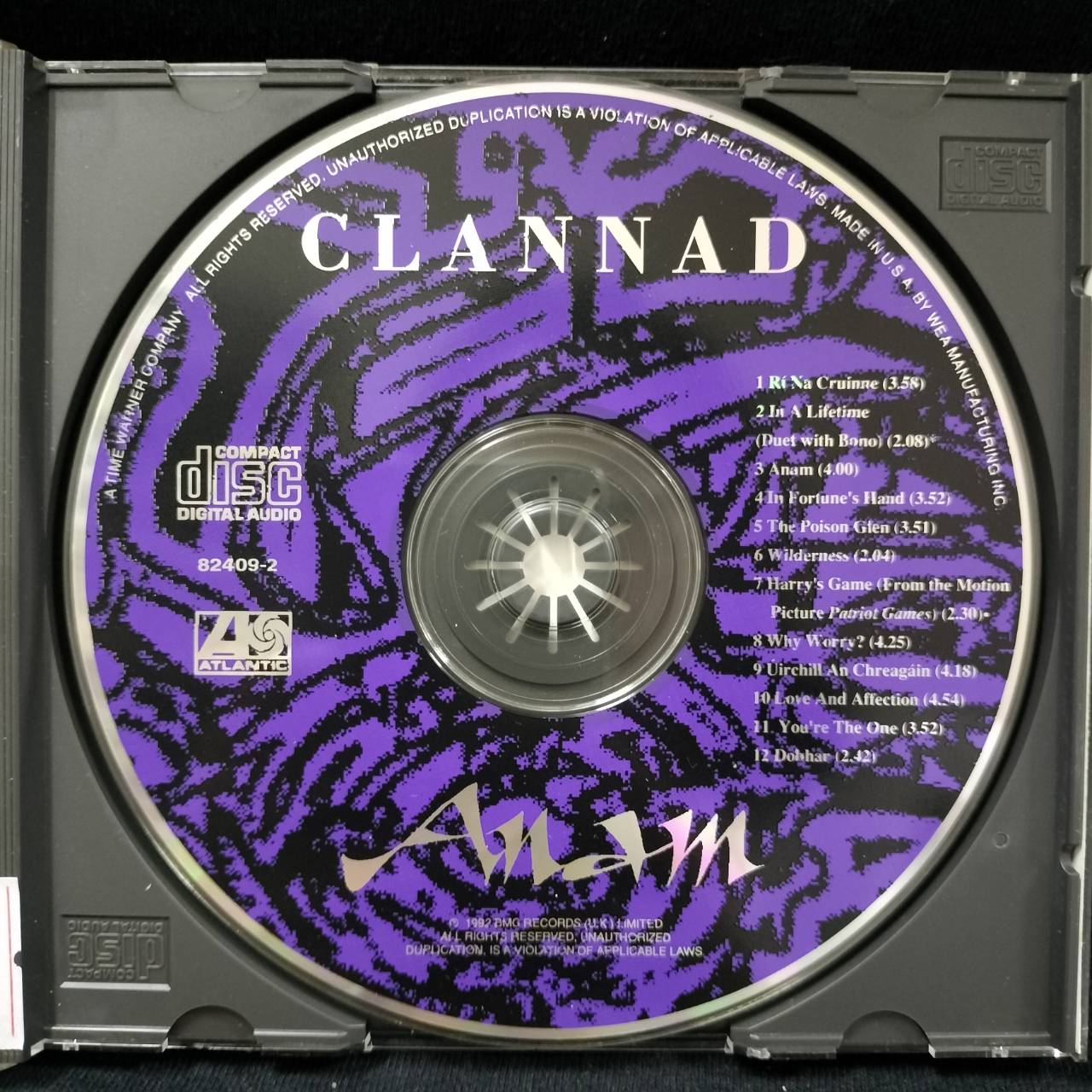 Clannad – Anam / USA / ปกเจาะ / แผ่นดี