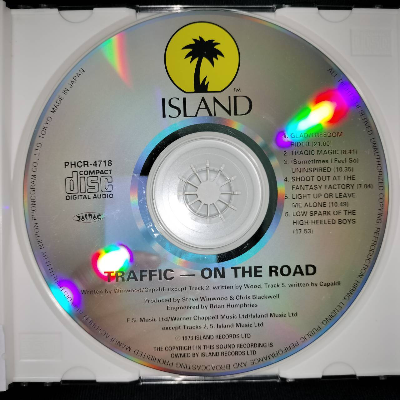 Traffic – On The Road / JAPAN / แผ่นดี / มี Obi
