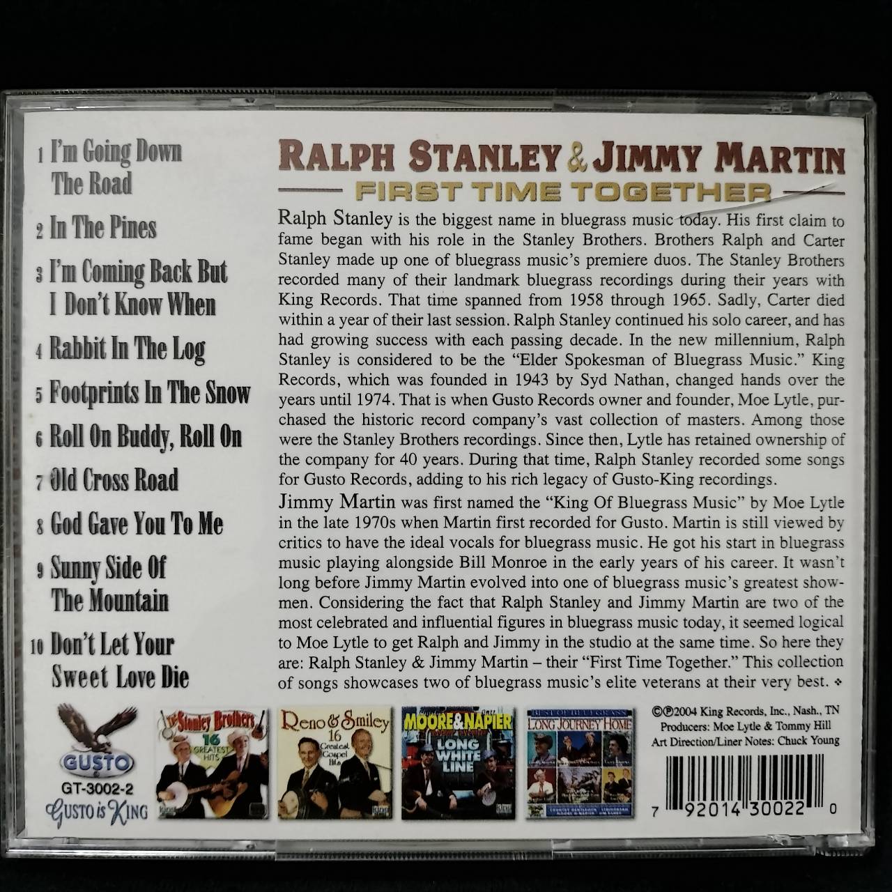 Jimmy Martin & Ralph Stanley – First Time Together / ไม่ระบุ / แผ่นสวย