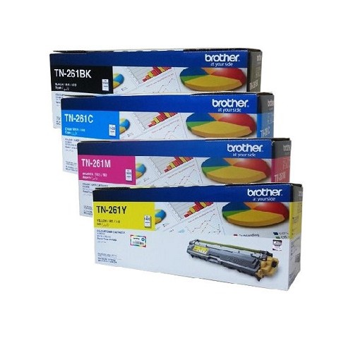 ตลับหมึก Toner Brother รุ่น TN-261BK , C , M , Y (แท้)