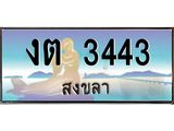 ทะเบียนสวย 3443 - งต 3443 ผลรวมดี 19 - เลขมงคลที่ใช่สำหรับรถคุณ ของพร้อมส่งมอบ