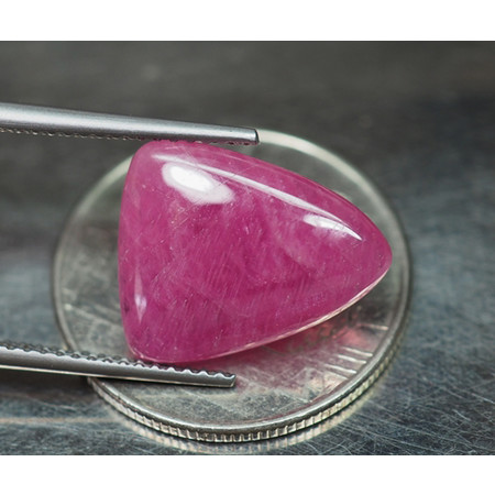 พลอยทับทิมแท้ (Ruby) 5.05 กะรัตสีแดงชมพู